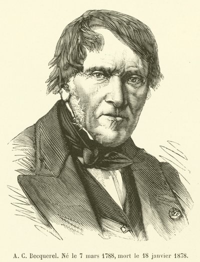 ACベクレル、1788年3月7日生まれ、1878年1月18日死亡 作： French School